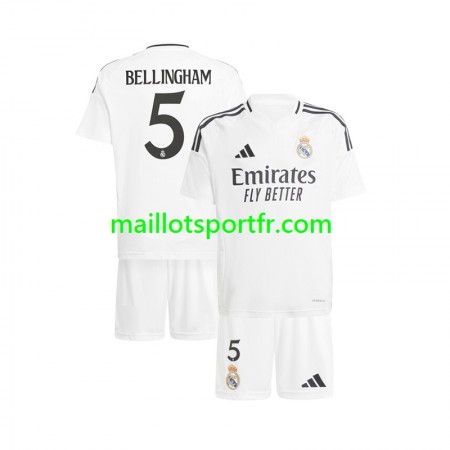 Maillot de Foot Real Madrid Jude Bellingham 5 Enfant Domicile 2024/25
